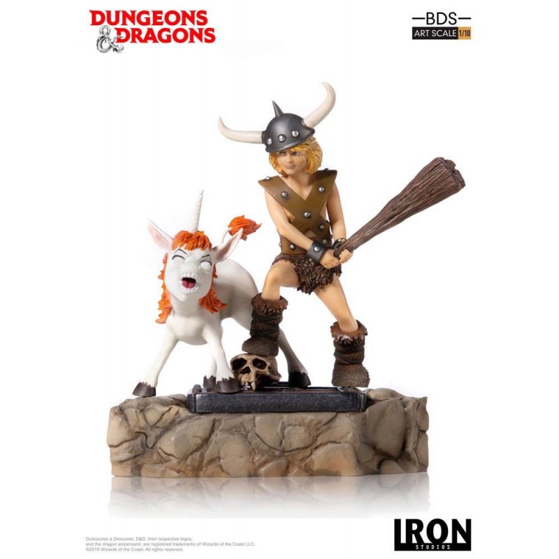 Bobby The Barbarian & Uni Dungeons & Dragons Estatua BDS Art Scale