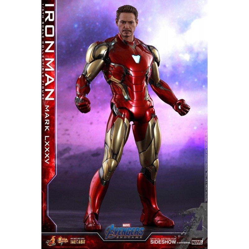 Iron Man Mark LXXXV Vengadores: Endgame Figura Movie Masterpiece Series Diecast