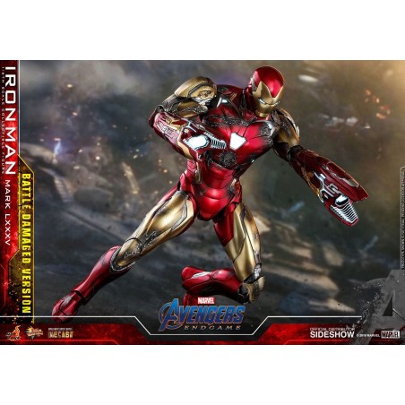 Iron Man Mark LXXXV Battle Damaged Ver. Vengadores: Endgame Figura MMS Diecast 1/6